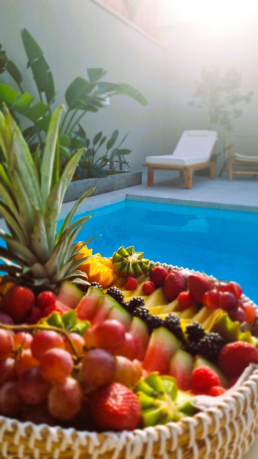 Day, Garden, Food and drinks, Food, Garden view, Pool view, Swimming pool
