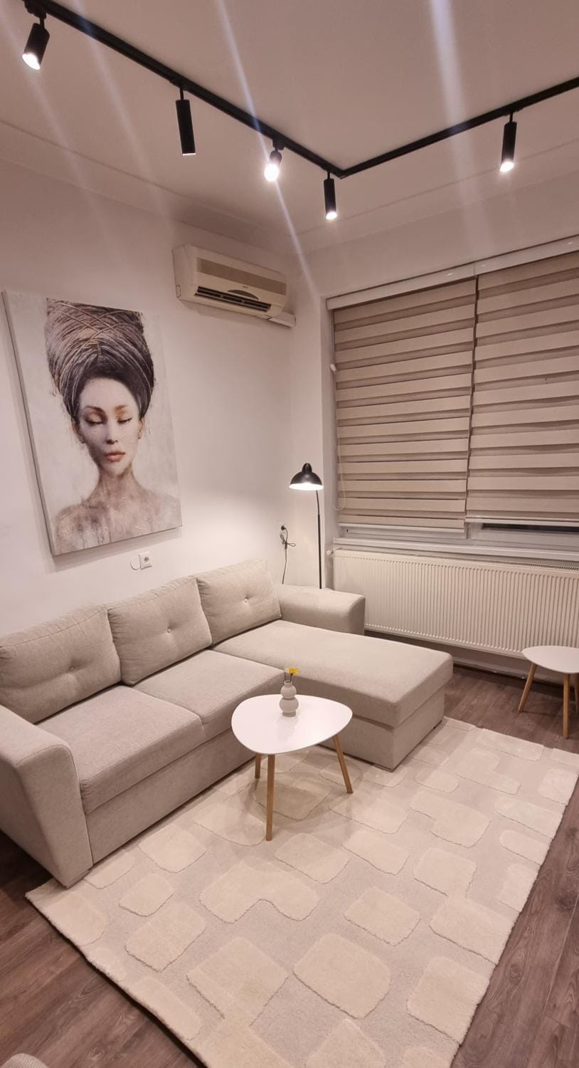 Living room, Seating area, air conditioner