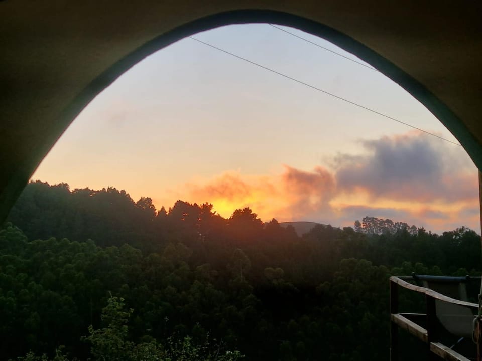 Natural landscape, Mountain view, Sunset