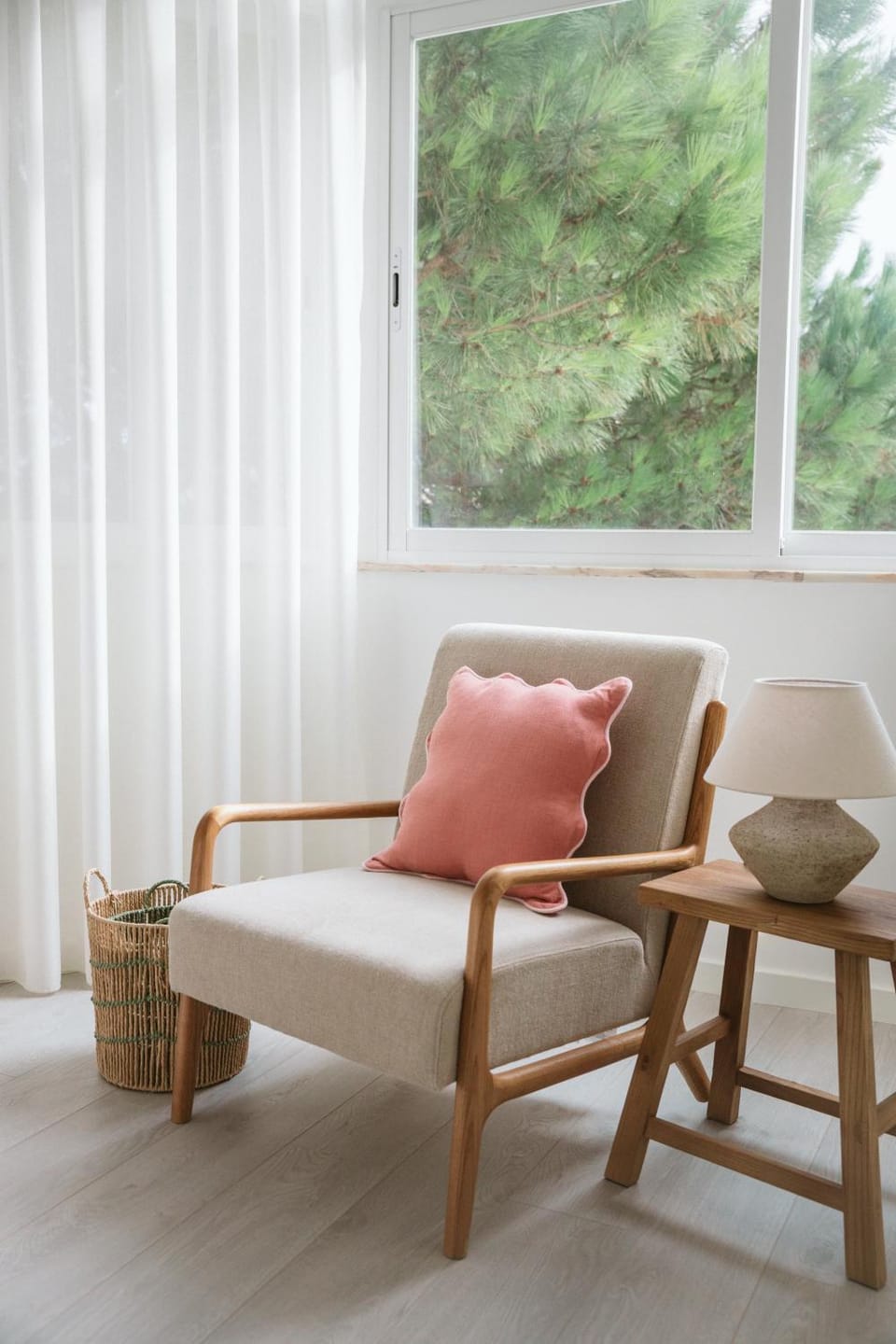 Seating area, Bedroom, Sea view