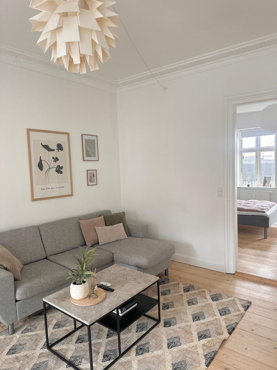 City center apartment with balcony and private parking Apartment in Aalborg