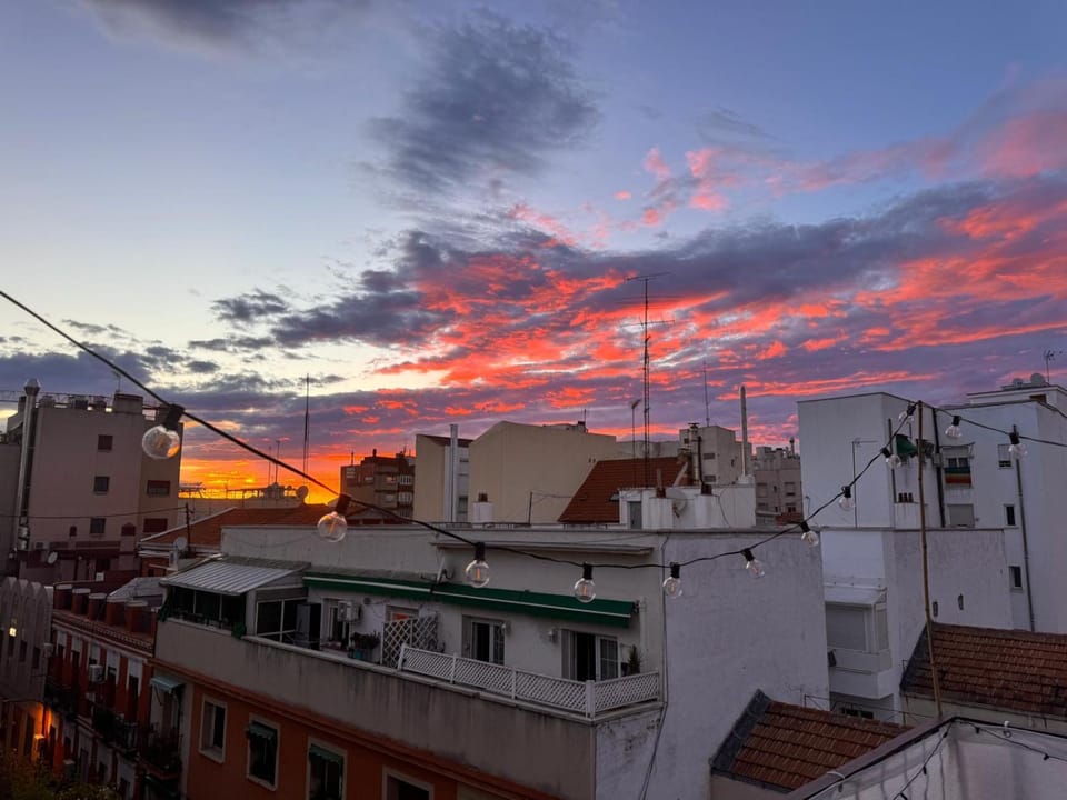 City view, Sunset