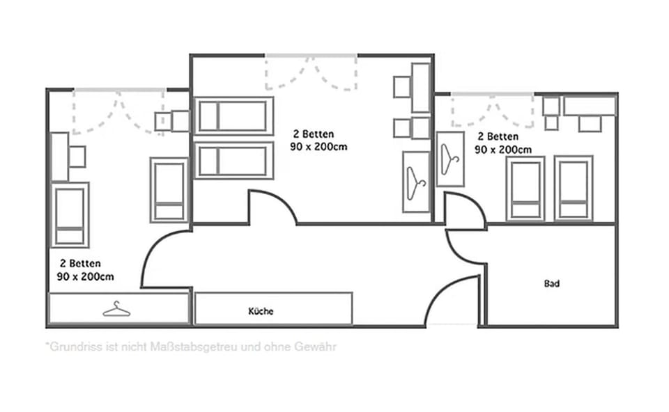 Apartment mit 3 Zimmern für bis zu 6 Personen im Land of Living Regensburg Apartment in Bavaria