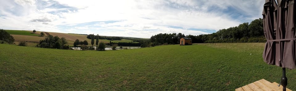 Day, Natural landscape, Lake view