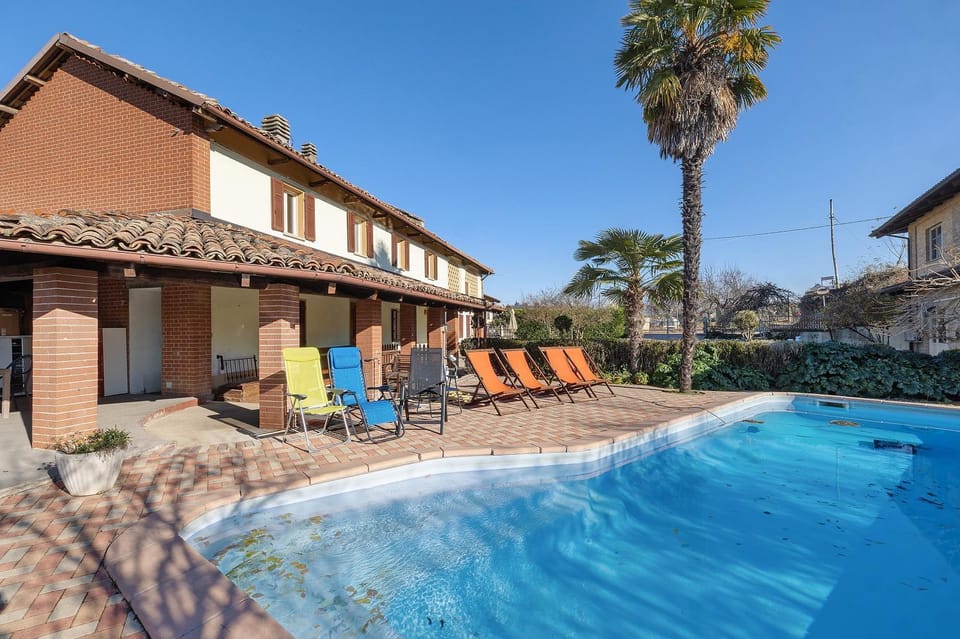 Property building, Living room, Swimming pool