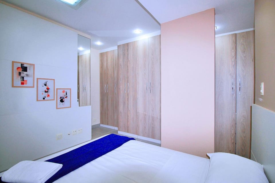 Bed, Photo of the whole room, Bedroom, wardrobe