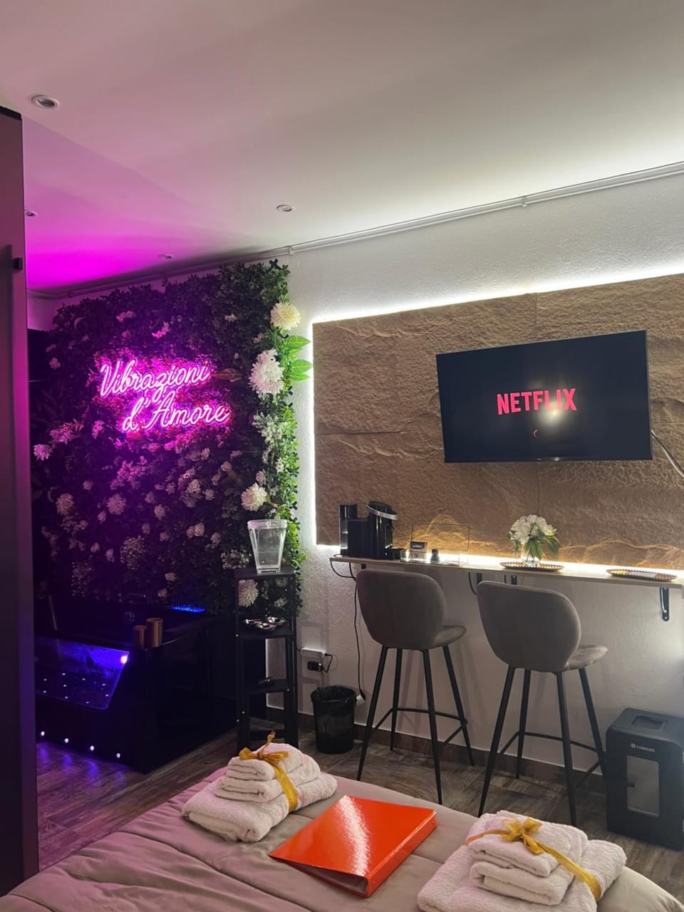 Bed, TV and multimedia, Living room, Photo of the whole room