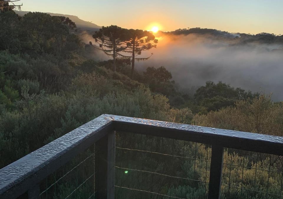 Natural landscape, Mountain view, Sunrise