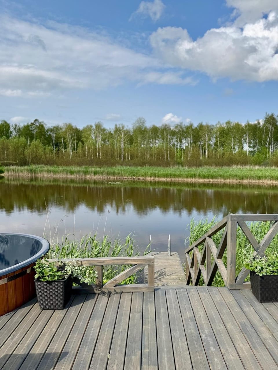 Natural landscape, Lake view