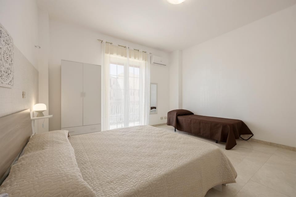 Property building, Living room, Bedroom