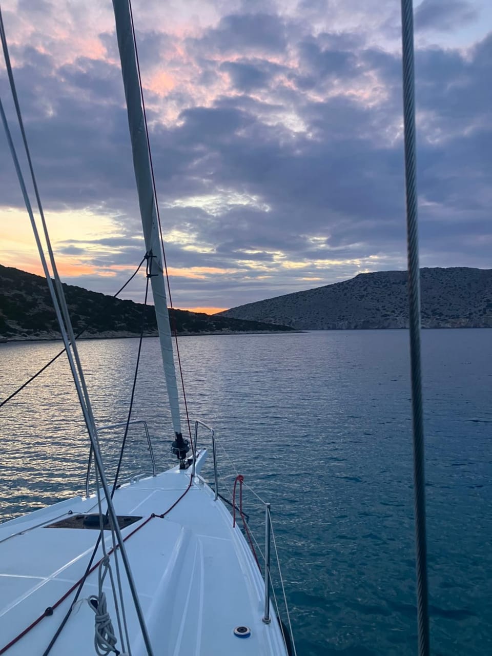 Aurora Sailing Getaway 2 or more Day Cruises in the Greek Islands Docked boat in Peloponnese, Western Greece and the Ionian
