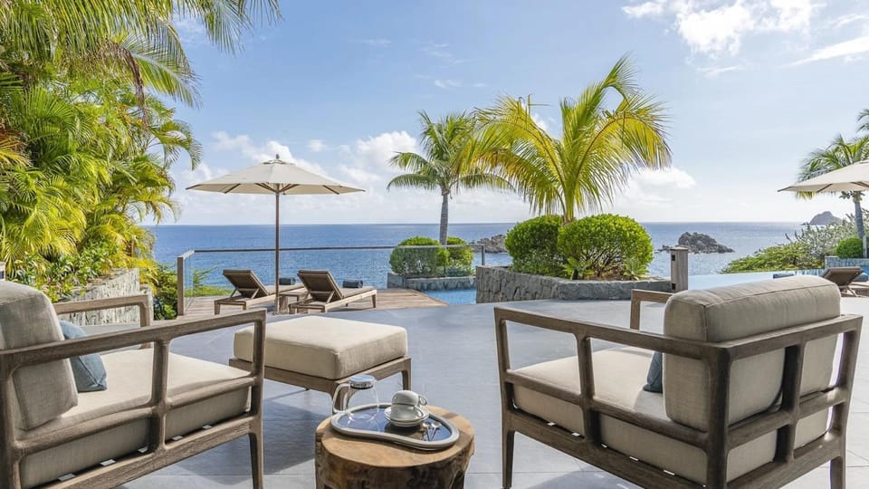 Caribbean Paradise With Golden Sunset Views Villa in Gustavia