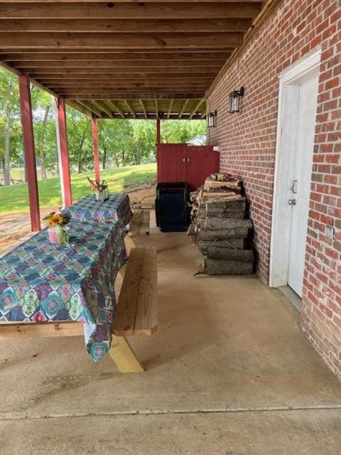 Patio, Day, Seating area