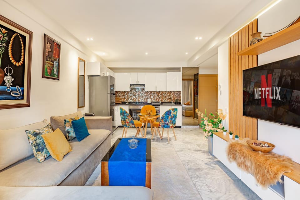 PB16 Flat Fully Equipped Guéliz TOP Center Apartment in Marrakesh