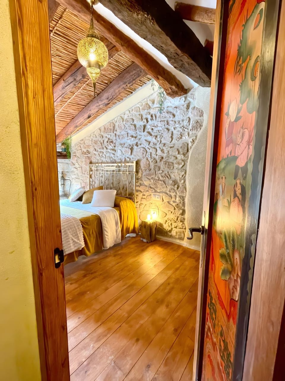 Property building, Living room, Bedroom