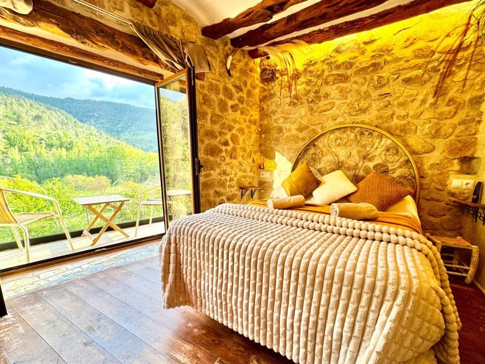 Property building, Living room, Bedroom