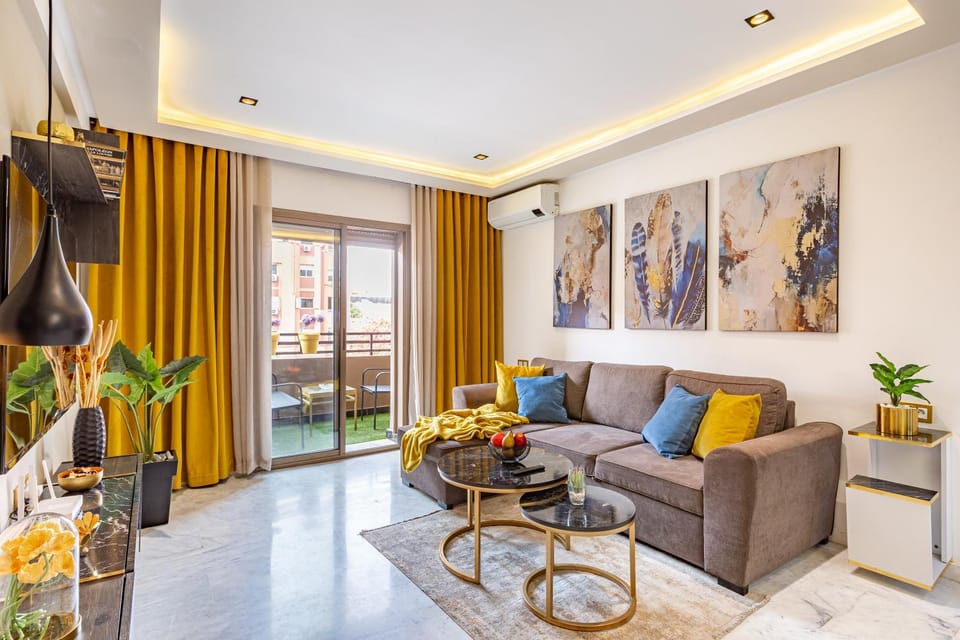 Luxury CINÉMA-BEDROOM AK04 Guéliz-TopCenter Apartment in Marrakesh