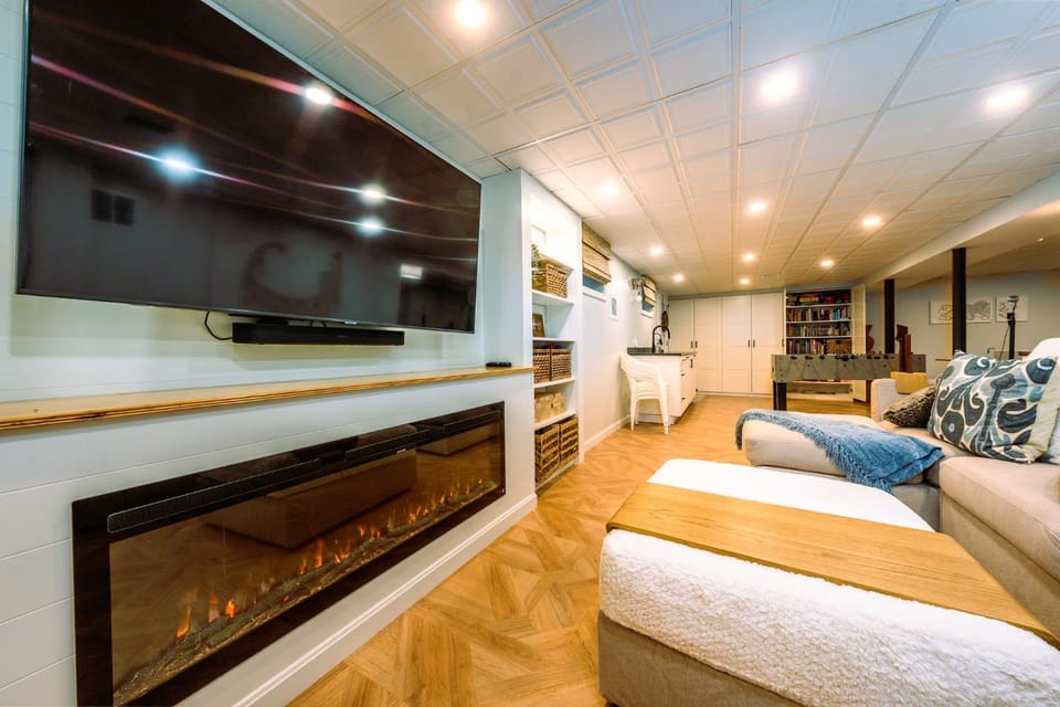 Communal lounge/ TV room, TV and multimedia, Kitchen or kitchenette, Living room, Seating area, Evening entertainment, minibar