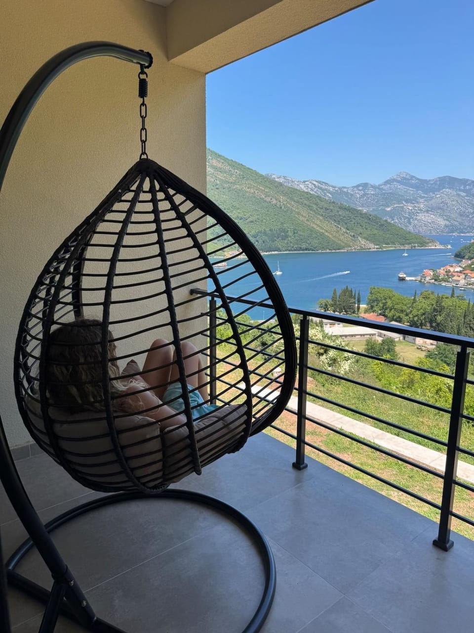 Day, Natural landscape, View (from property/room), Balcony/Terrace, Mountain view, Sea view