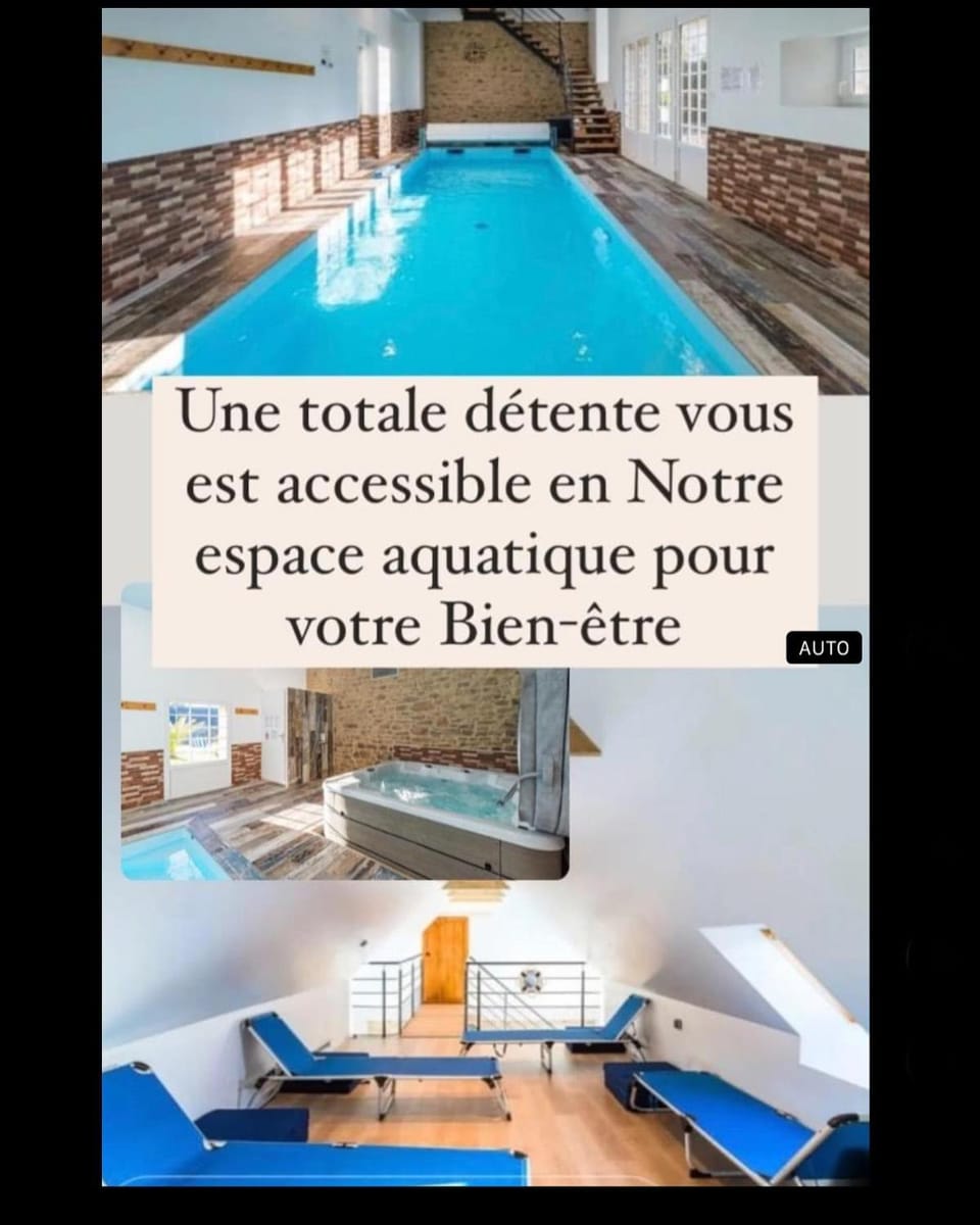 Hot Tub, Photo of the whole room, Text overlay, Pool view, Swimming pool, Swimming pool, sunbed