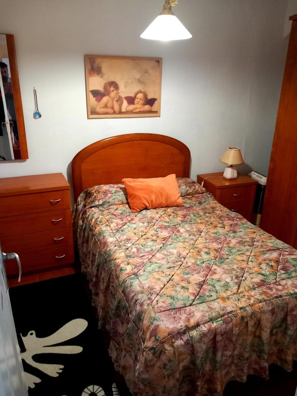 Bed, Photo of the whole room, wardrobe