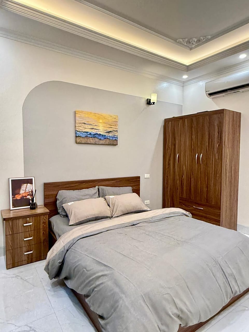 Bed, Bedroom, wardrobe