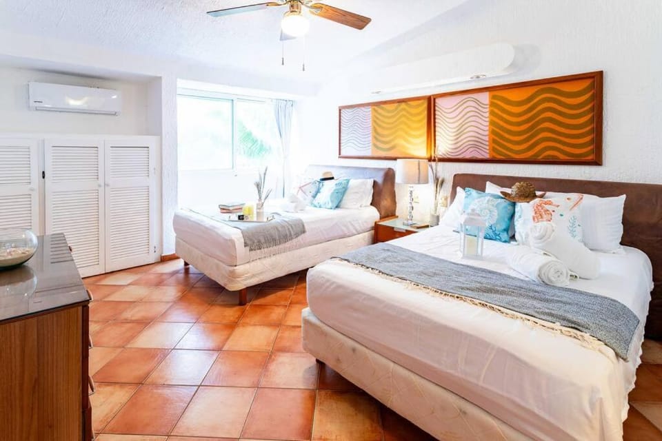 Casa a pie de playa, Acceso Directo, Piscina, AC Villa in Cancun