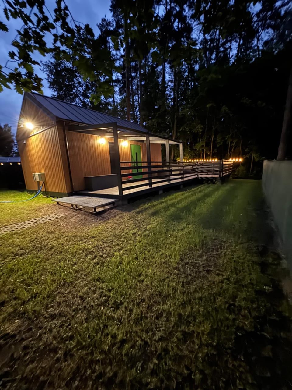 Property building, Garden view