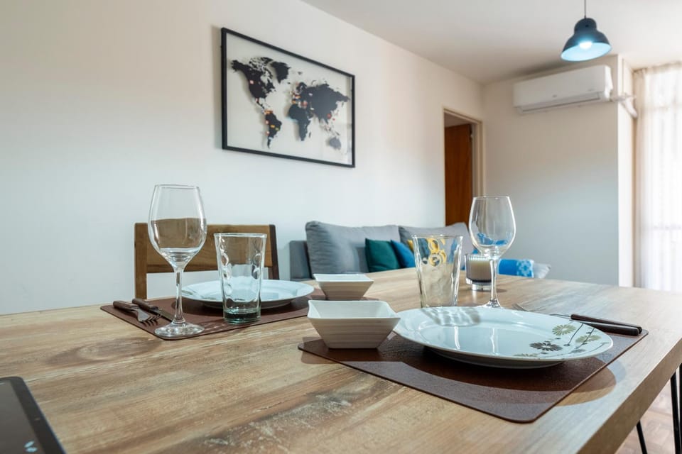 Dining area, air conditioner