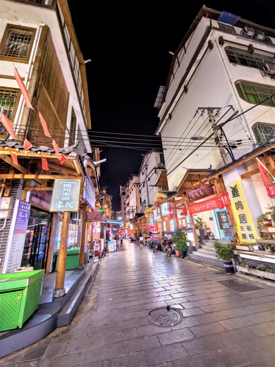 Property building, Night, Neighbourhood, Street view, Location