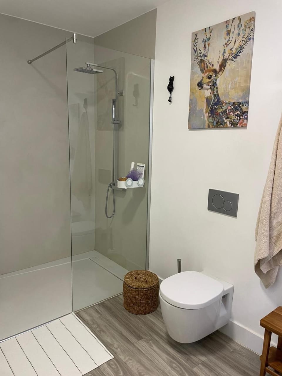 Shower, Bathroom, towels