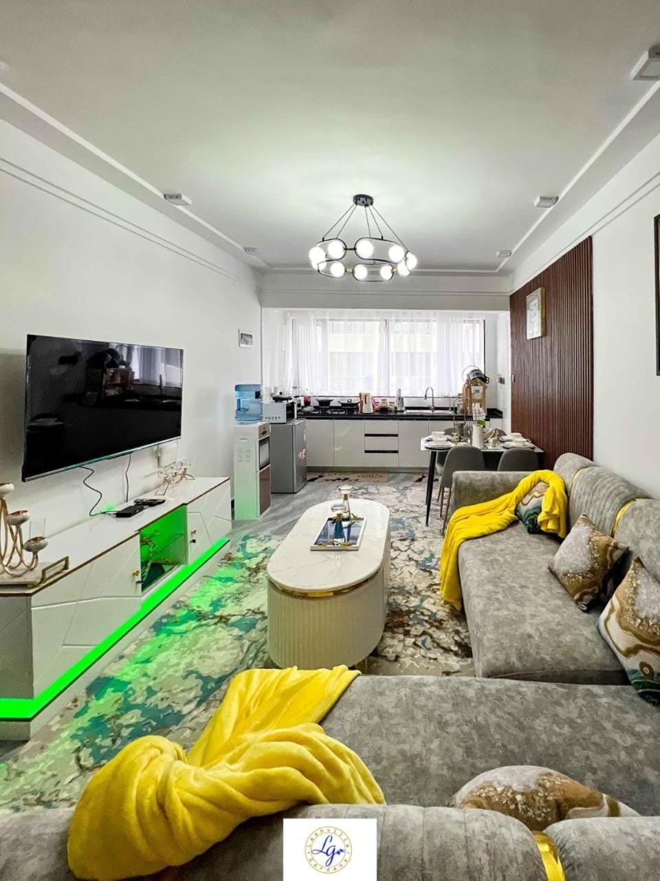 luxury living one bedroom apartment with fully equipped gym heated swimming pool children playing ground and amazing scenic views Apartment in Nairobi