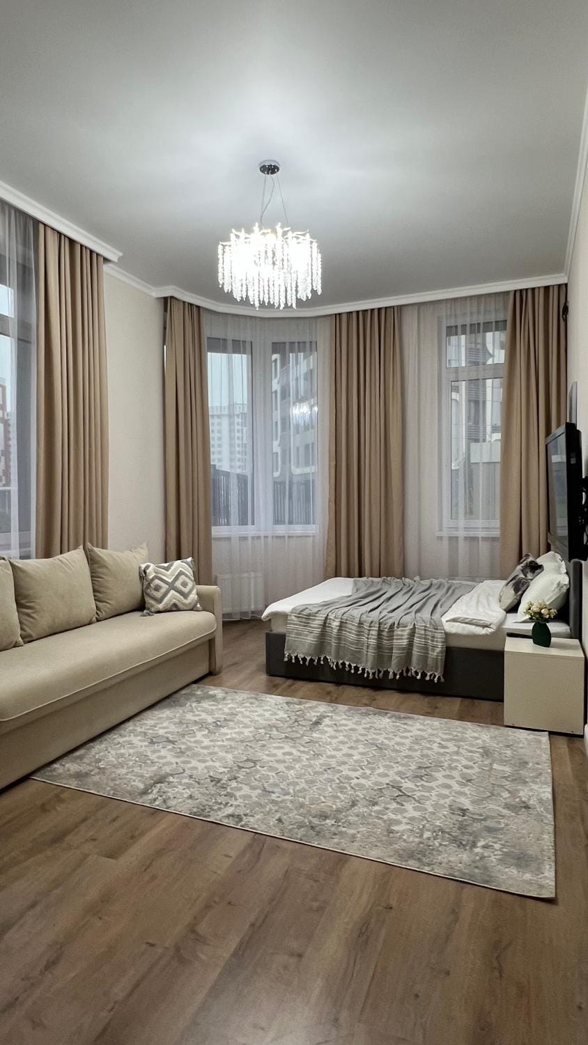Уютная просторная квартира рядом с ЭКСПО Apartment in Kazakhstan