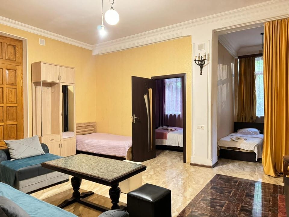 Bed, TV and multimedia, Living room, Bedroom, towels, wardrobe, air conditioner