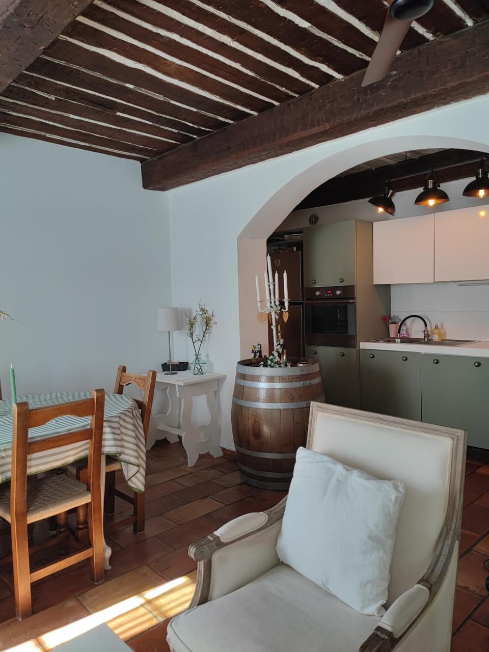 Kitchen or kitchenette, Dining area