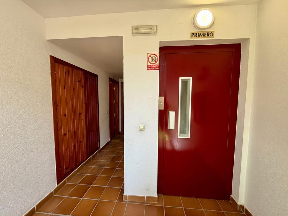 Property building, elevator