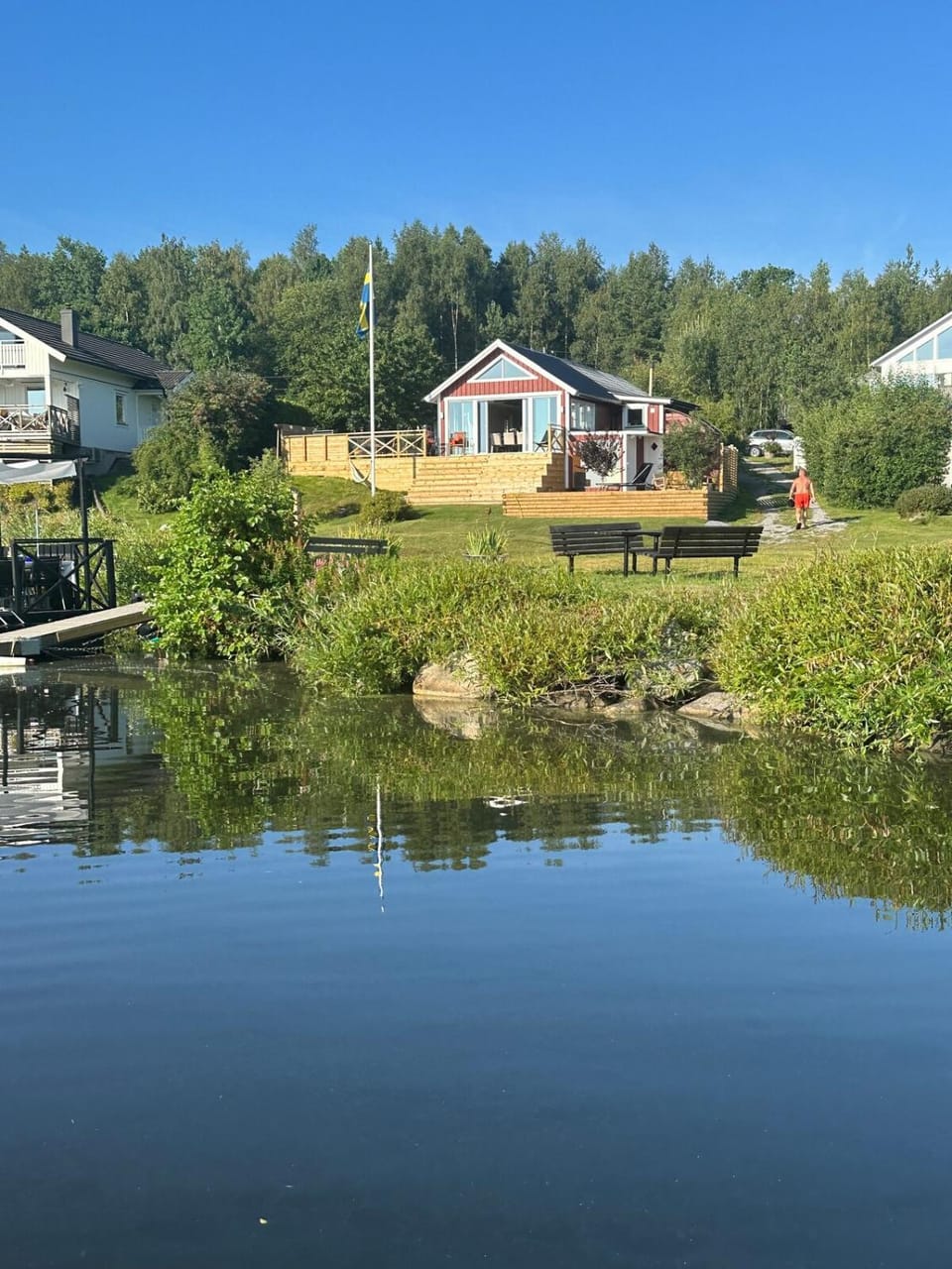 Cabin 20 m from the water on Ekerö Cabin in Stockholm County