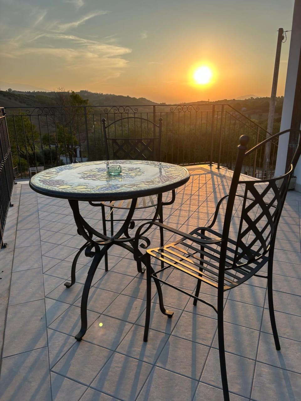 View (from property/room), Balcony/Terrace, Sunset