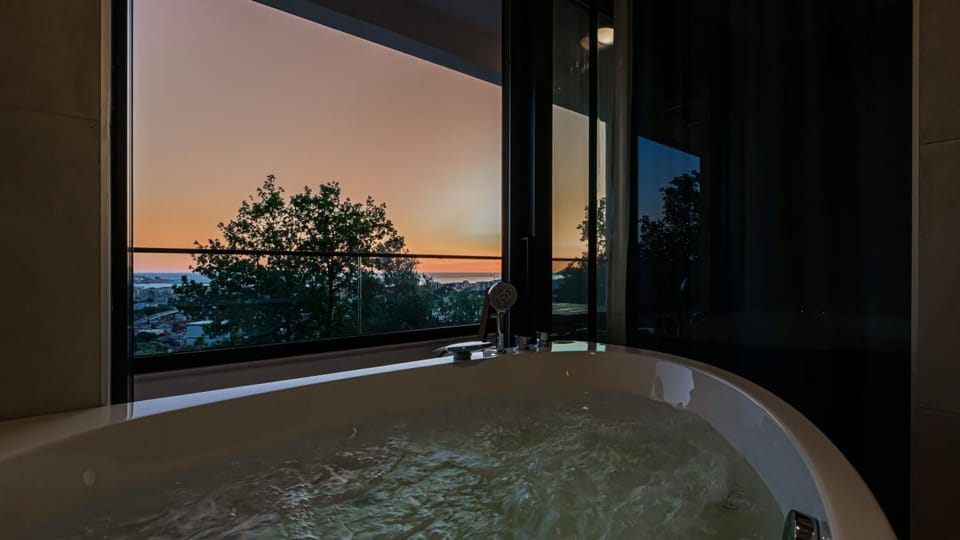 Hot Tub, Sunset