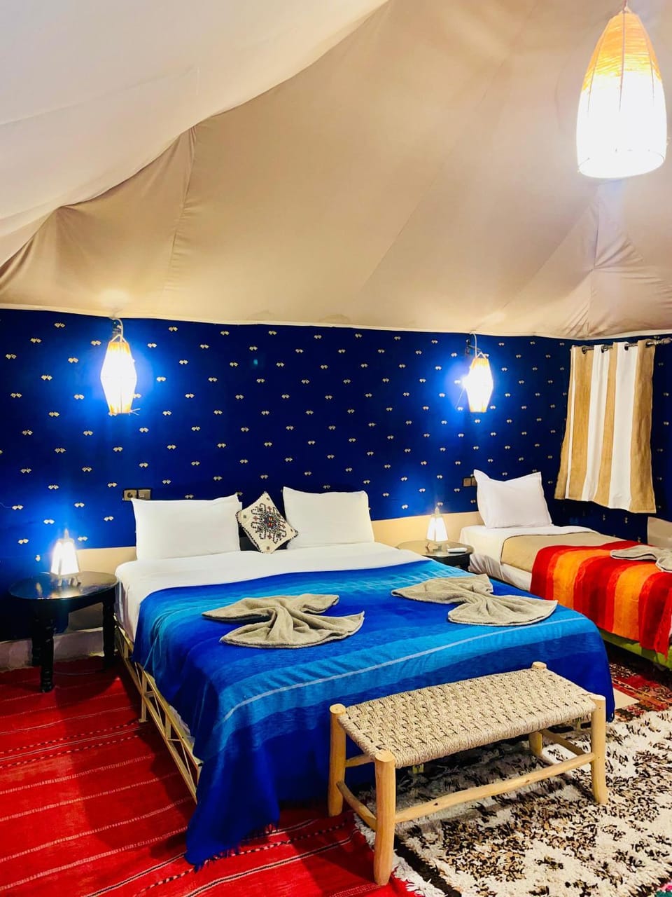 lina safari luxury camp Luxury tent in Morocco