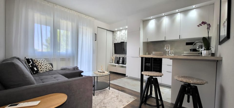 TV and multimedia, Kitchen or kitchenette, Living room, Seating area