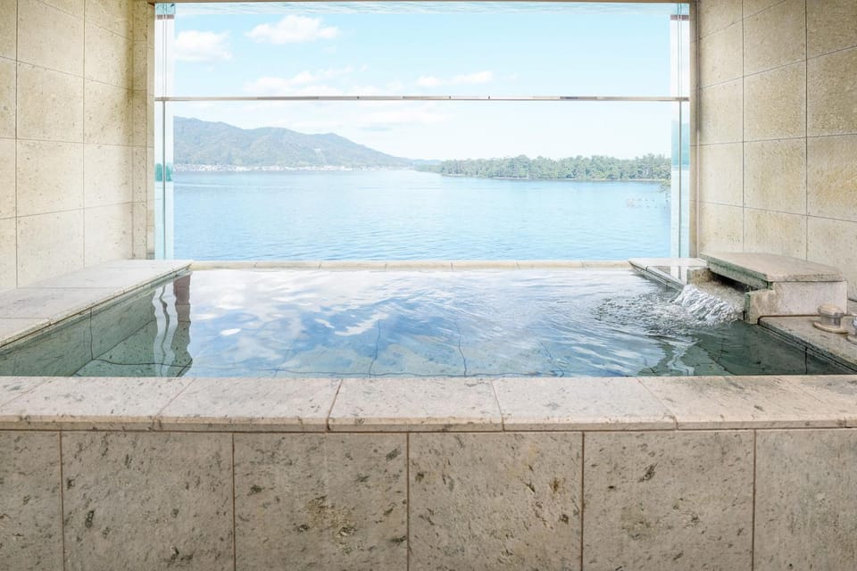 Photo of the whole room, Sea view, Open Air Bath