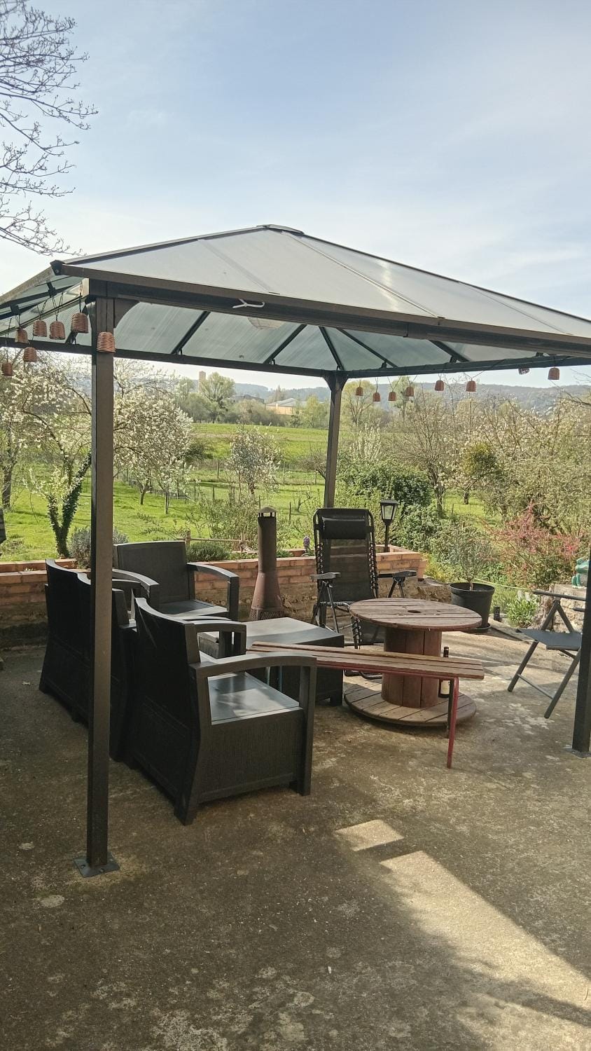 Patio, Garden, Garden view