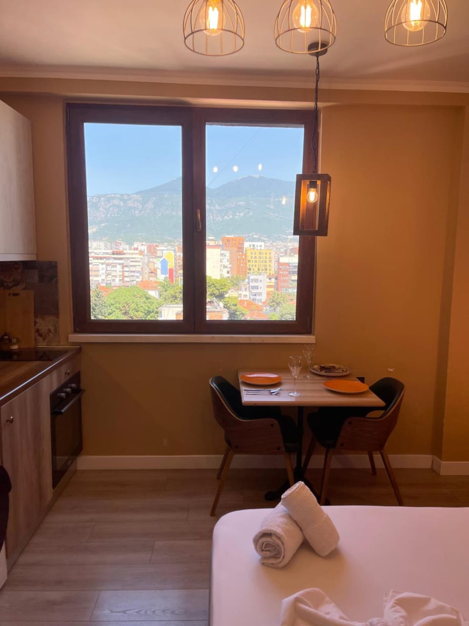 Modern Skyline Studios- Elegant Stay in New Bazaar Apartment in Tirana
