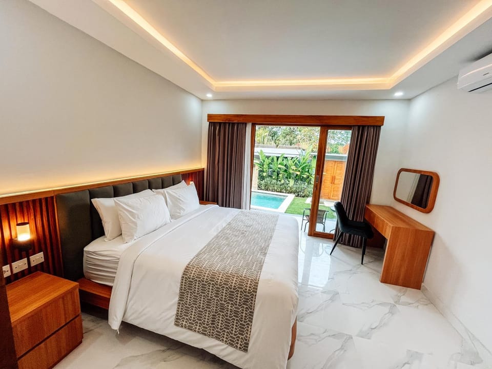 Bedroom, air conditioner
