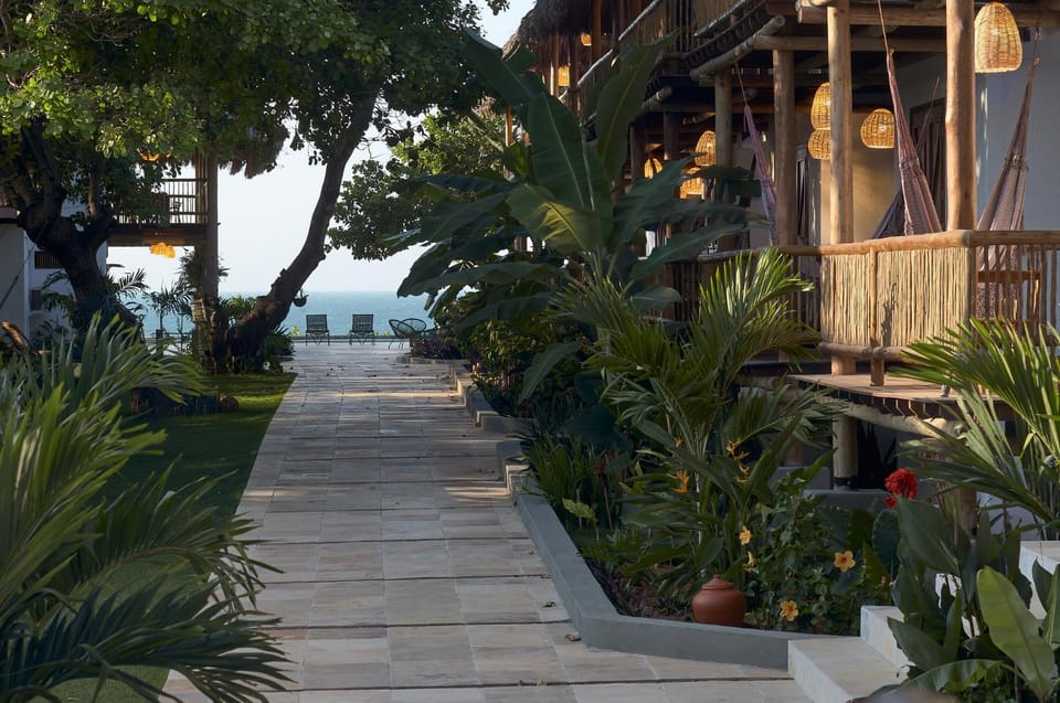 Property building, Natural landscape, Garden view, Sea view