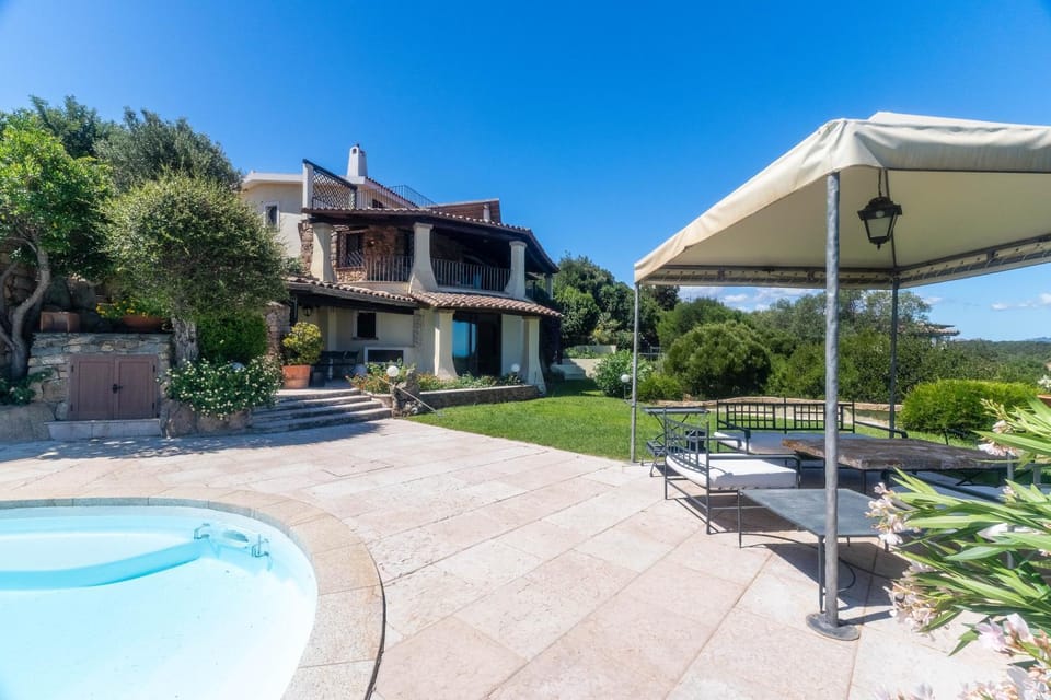 Property building, Living room, Swimming pool