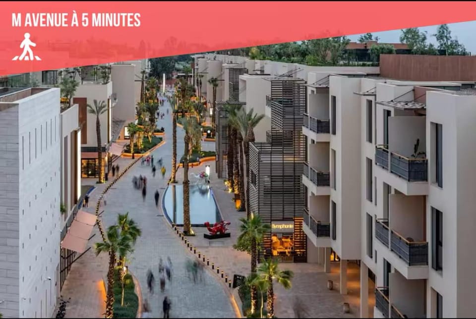 Résidence Ménara Garden Proche Gare & Jardins Ménara Apartment in Marrakesh