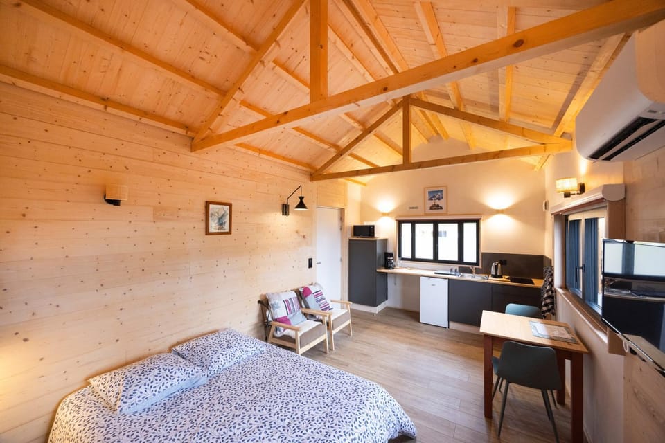 Property building, Living room, Bedroom