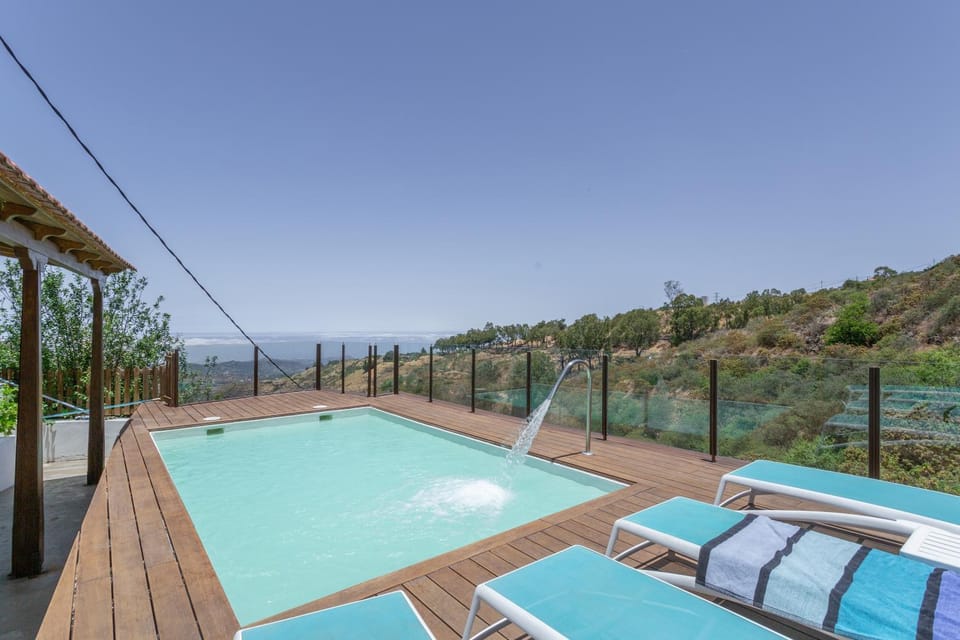 Property building, Living room, Swimming pool